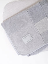 pure cashmere baby blanket in color grey made of upcycled cashmere