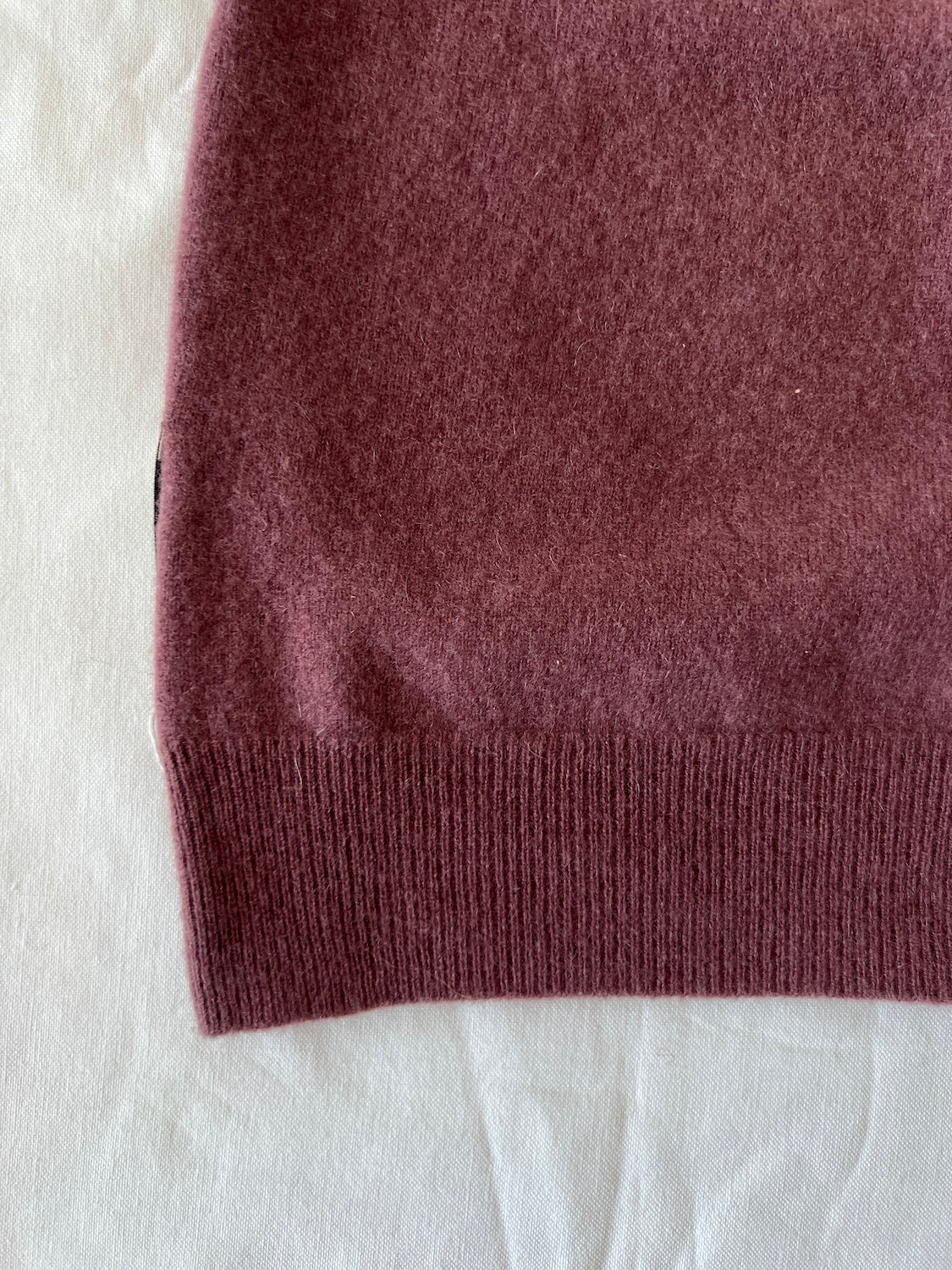 100% Cashmere Hood - Plum