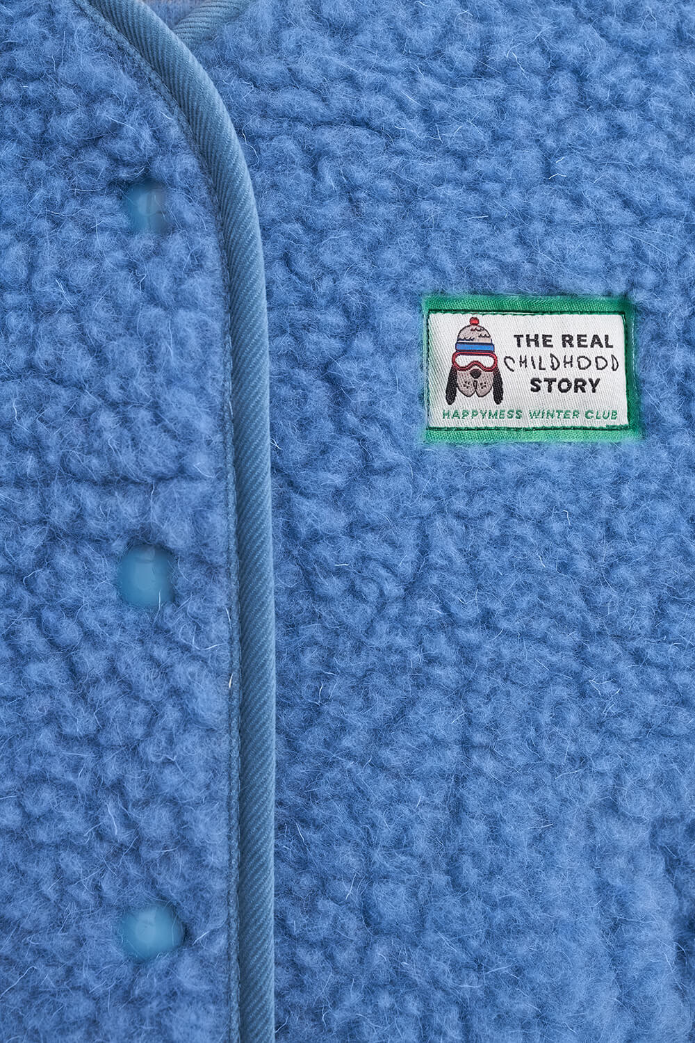 Merino Wool Vest Ice Blue - Happymess