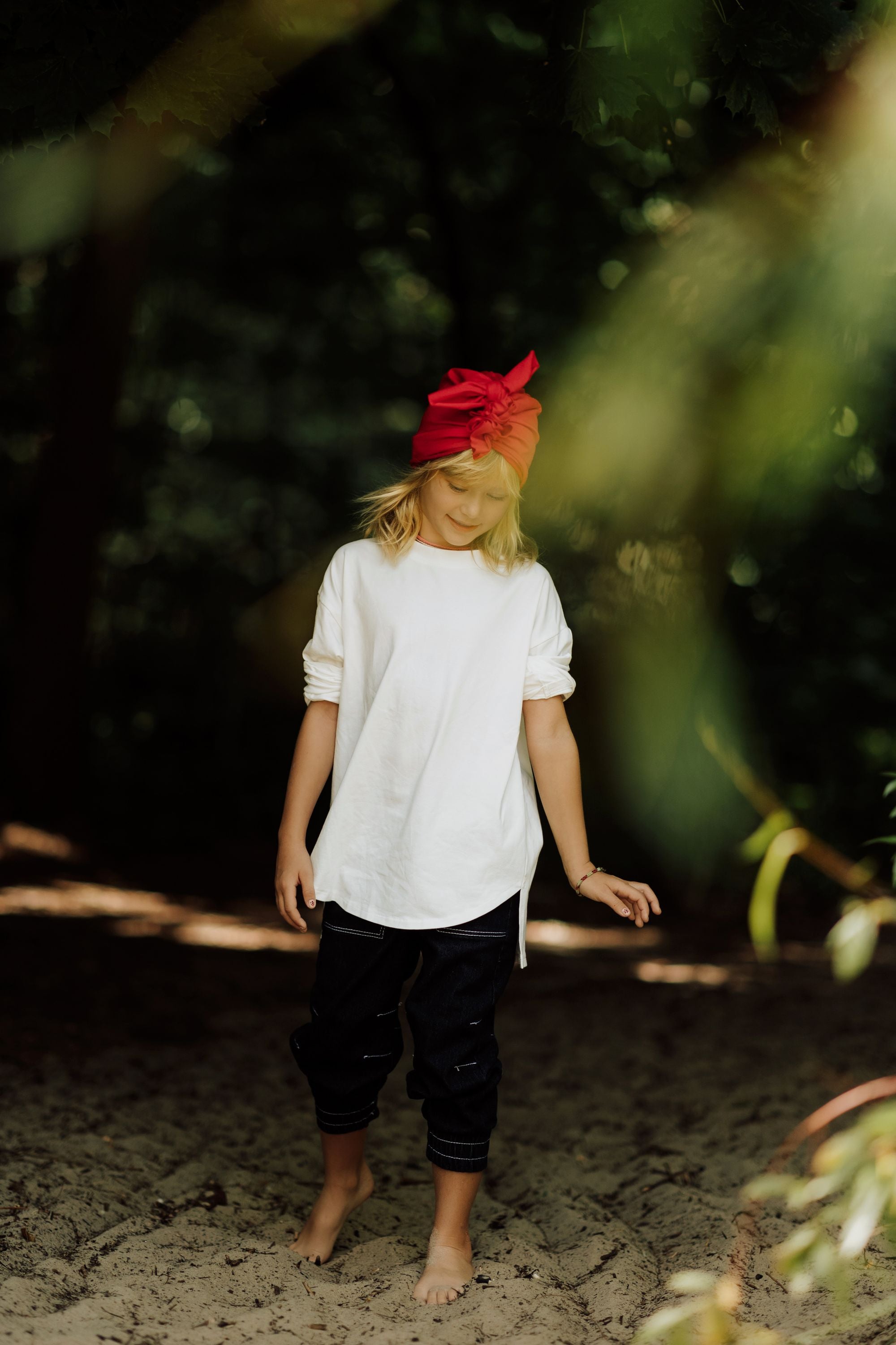 Organic Cotton (GOTS) Baby Turban - Red