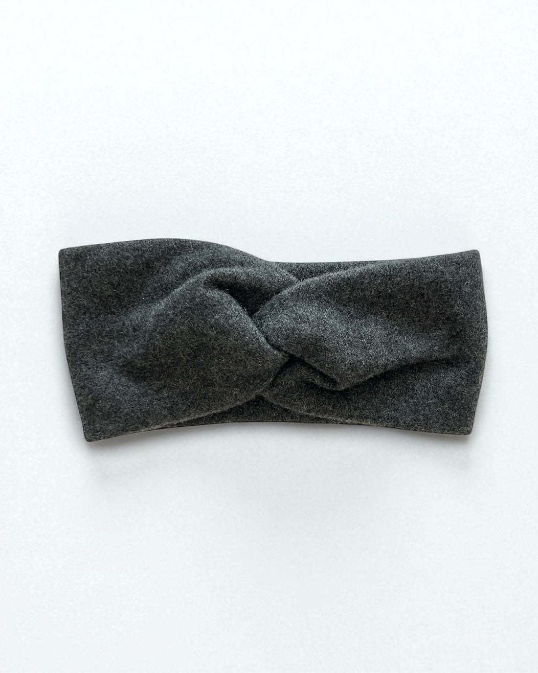 Pure Cashmere Women Headband - Dark Grey