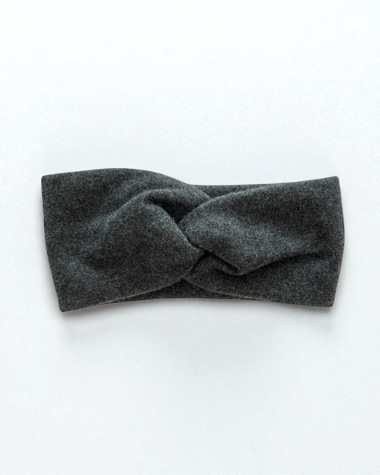 Pure Cashmere Women Headband - Dark Grey