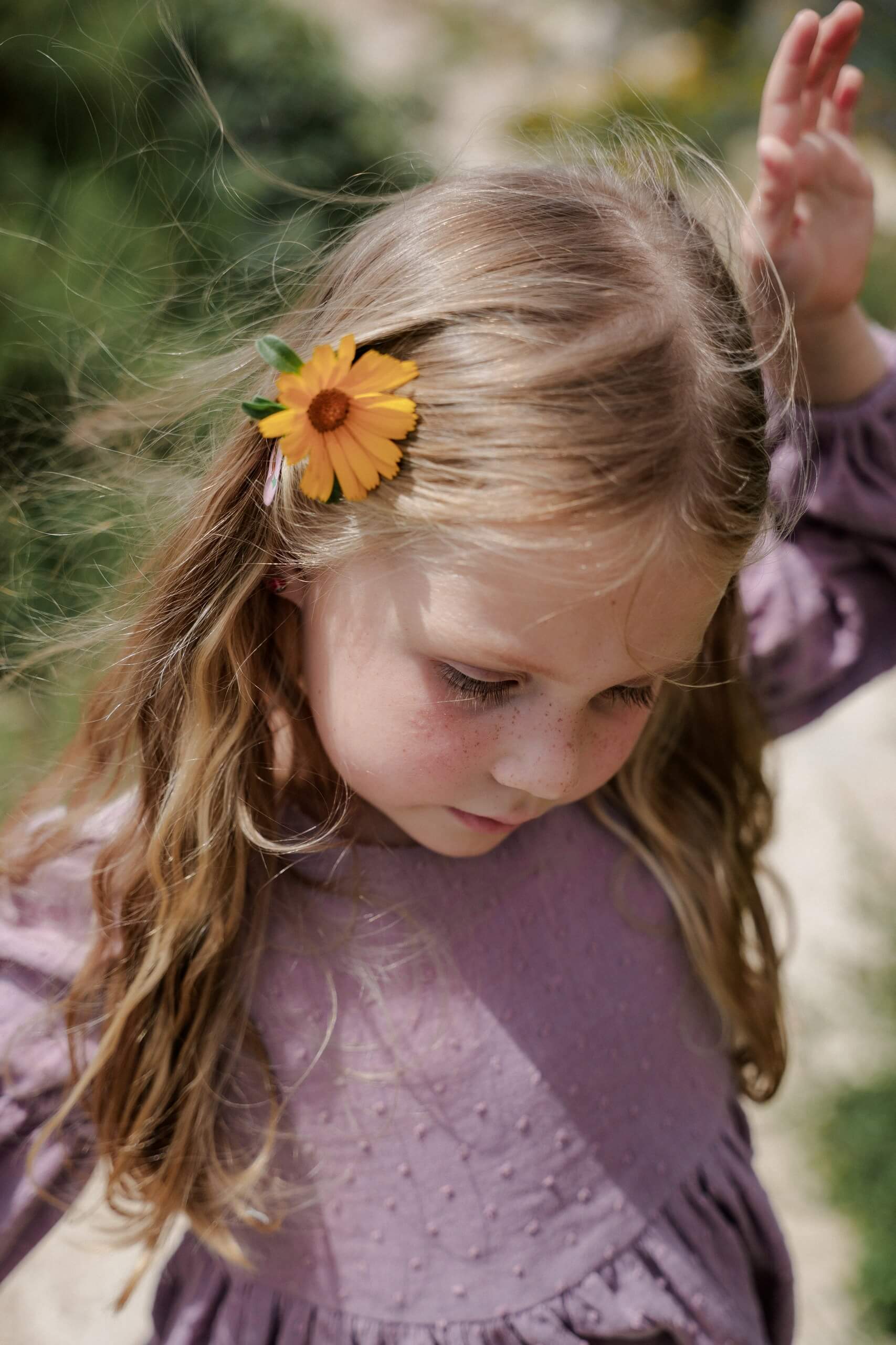 Roe & Joe dress flower blush