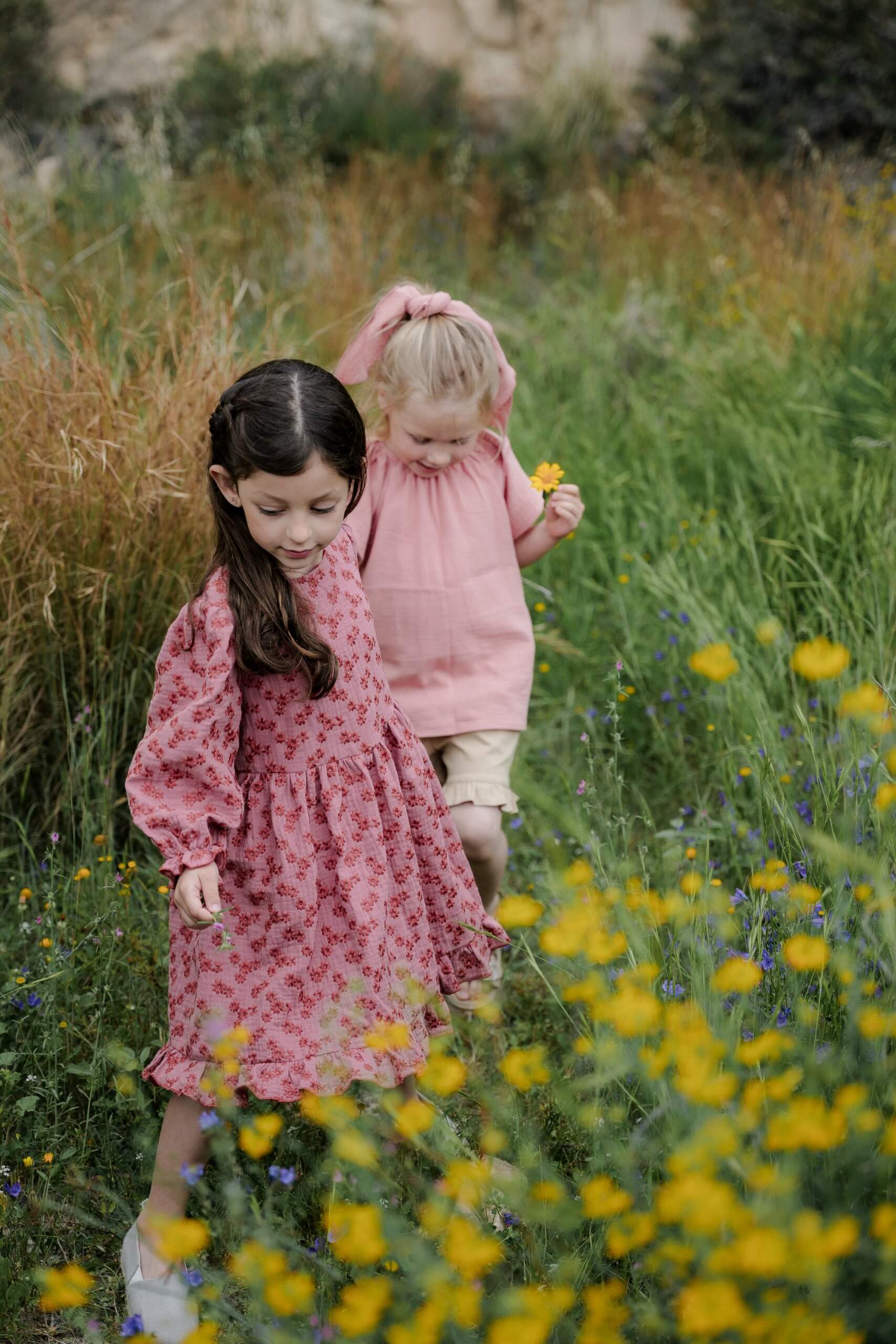 Mädchen Kleid Flower Blush - Roe & Joe