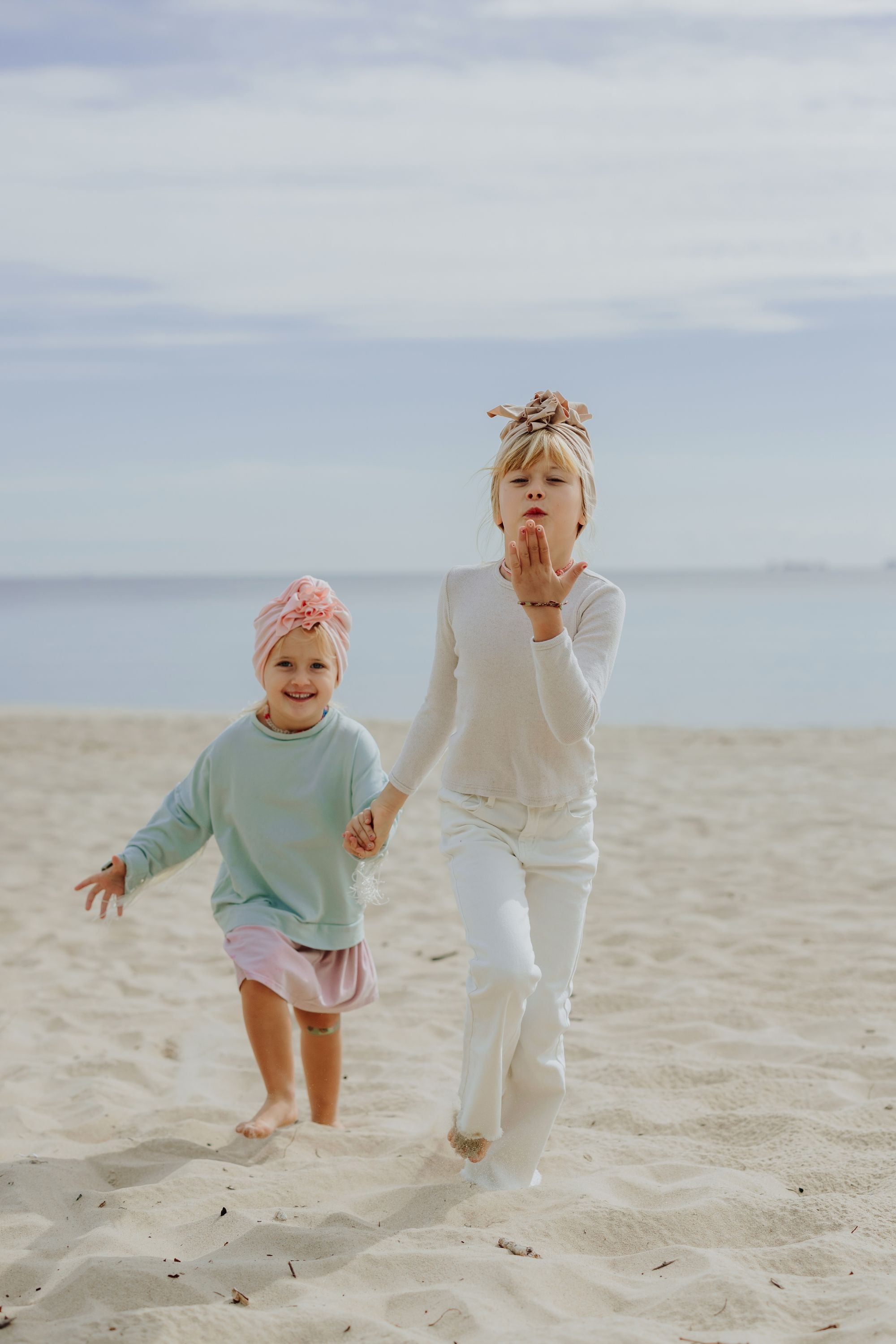 Turban aus Bio-Baumwolle (GOTS) für Babys und Kleinkinder - Caffe Latte