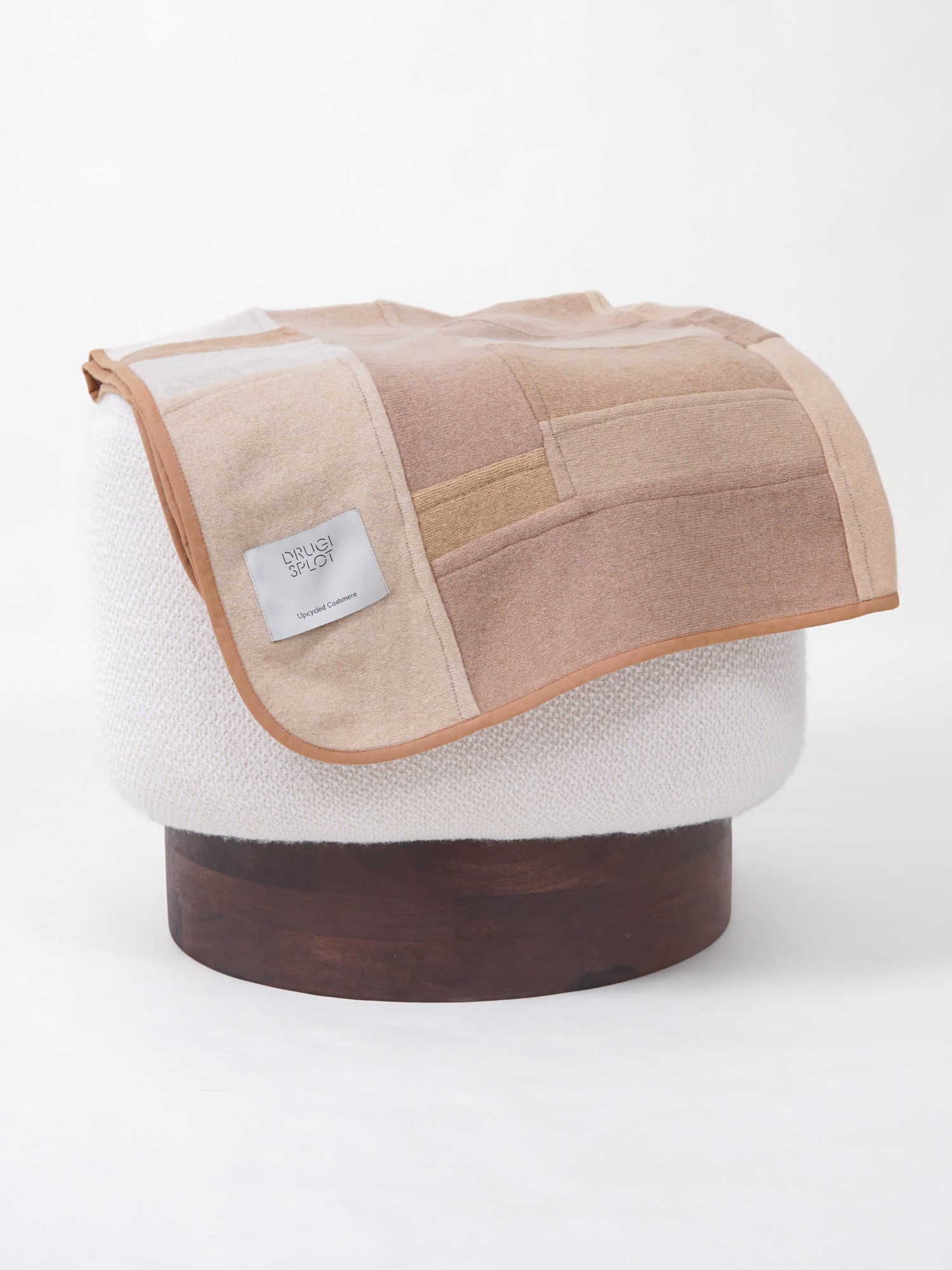 pure cashmere baby blanket on a chair