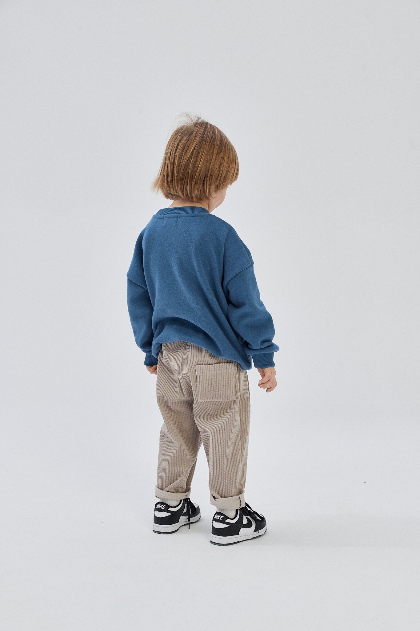 Organic Cotton Minimalistic Sweatshirt  - Ocean