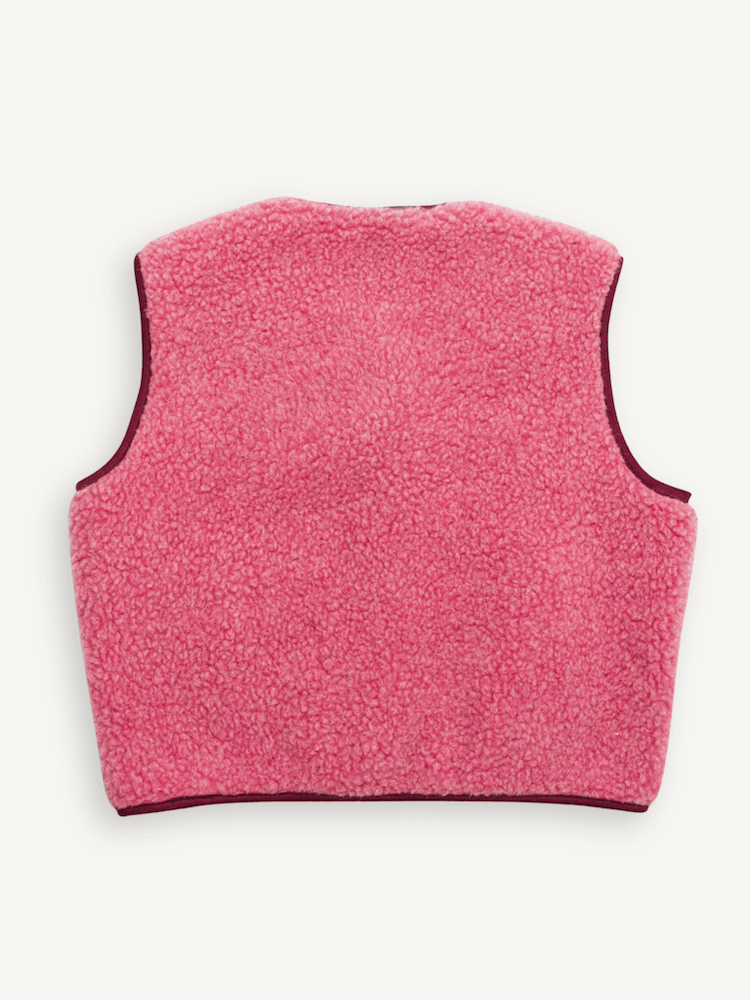 PREORDER Merino Wool Vest Adult - Dusty Pink - Happymess