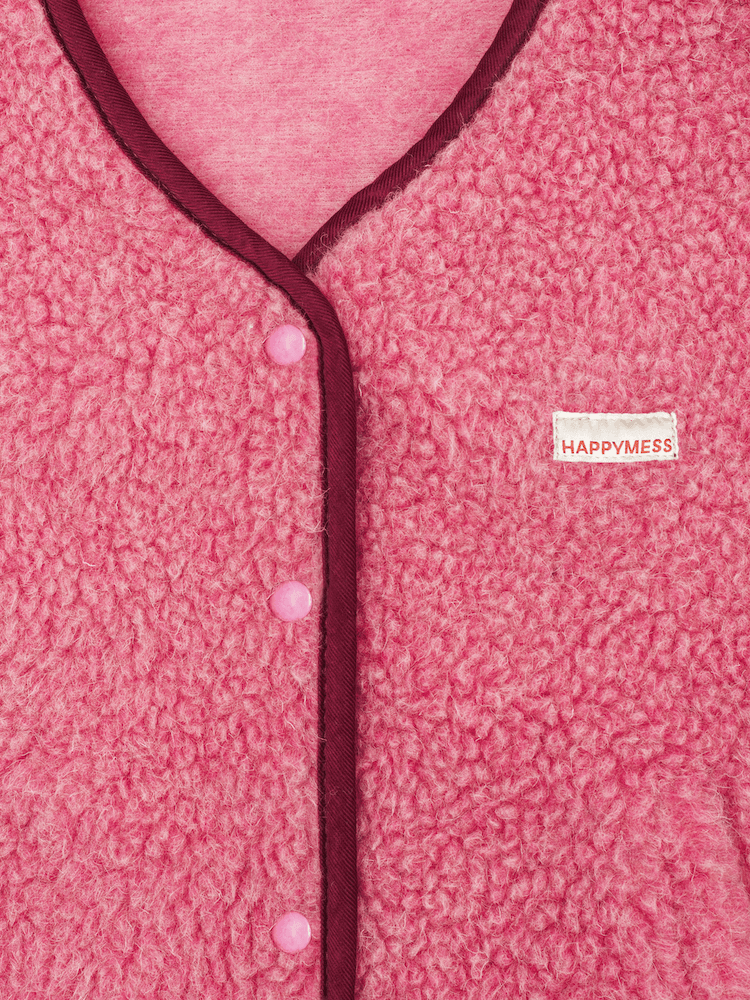 PREORDER Merino Wool Vest Adult - Dusty Pink - Happymess