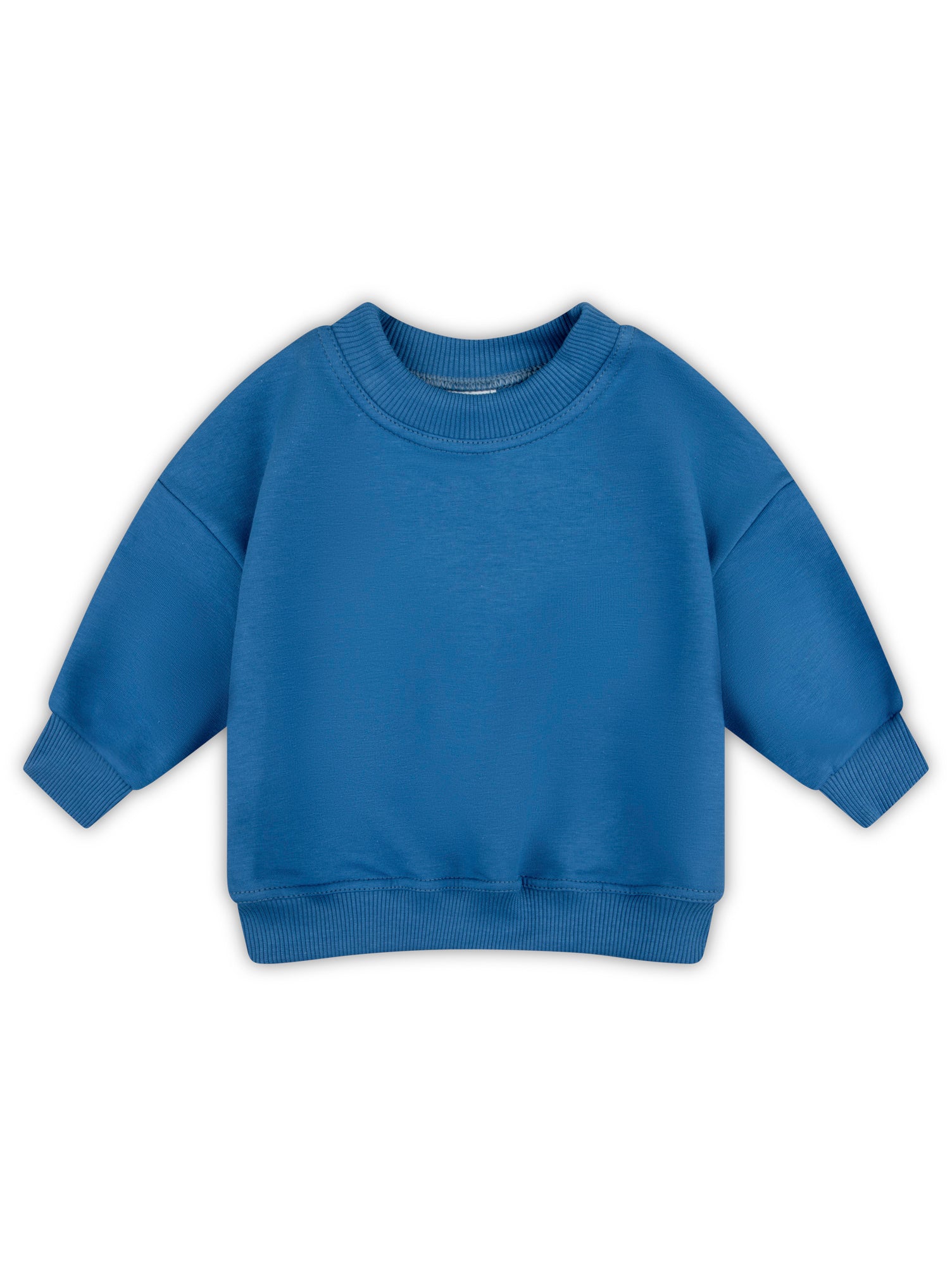 Baby and Toddler Set - Classic Sweatshirt in Midnight Blue & Camel Corduroy Pants