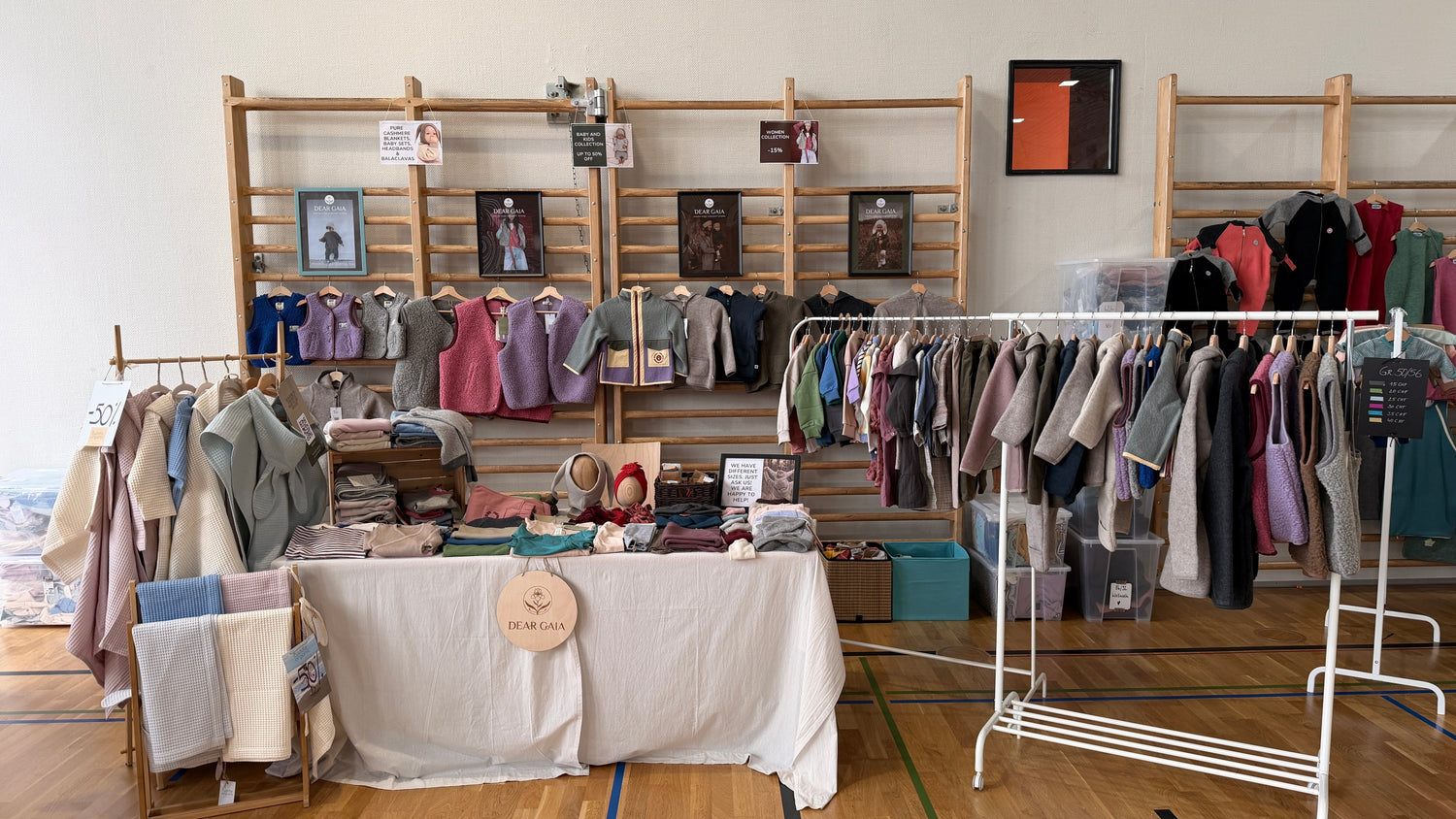 market stand dear gaia