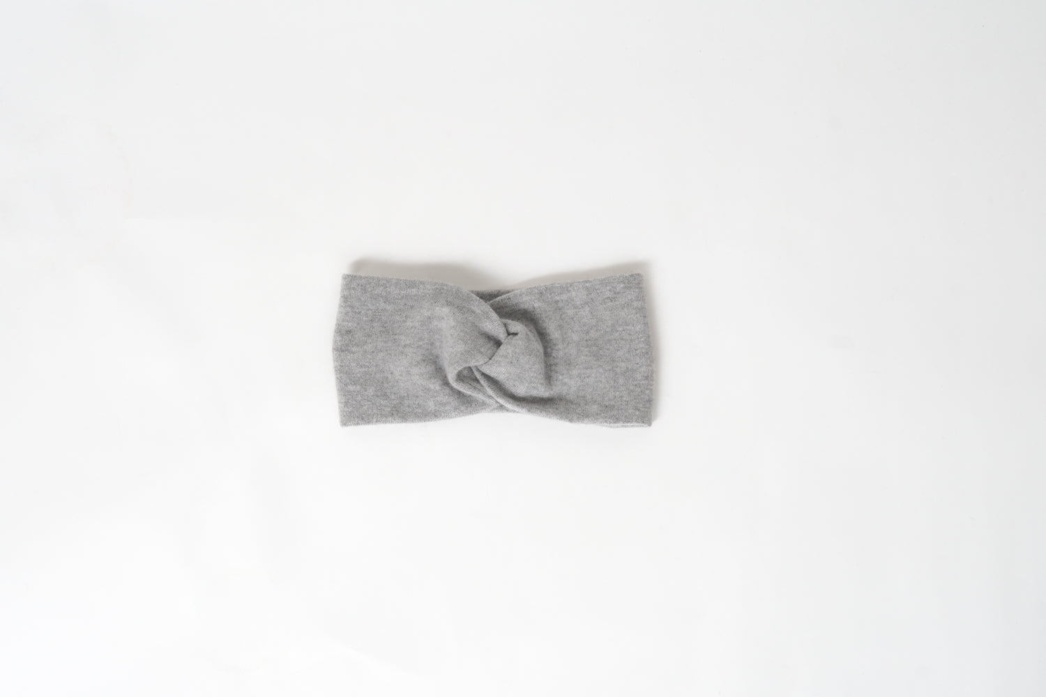 Reines Kaschmir Damen Stirnband - Grau