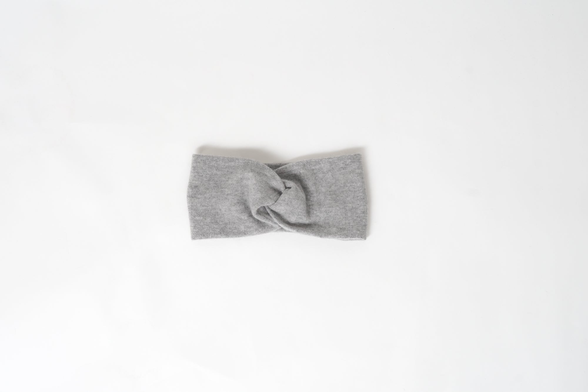 Reines Kaschmir Damen Stirnband - Grau