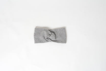 Pure Cashmere Headband - Grey