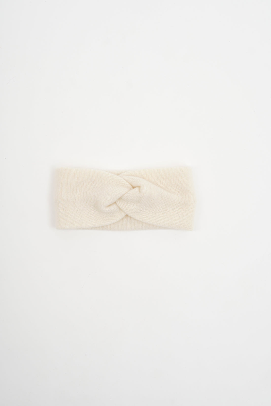 Pure Cashmere Headband - Ecru