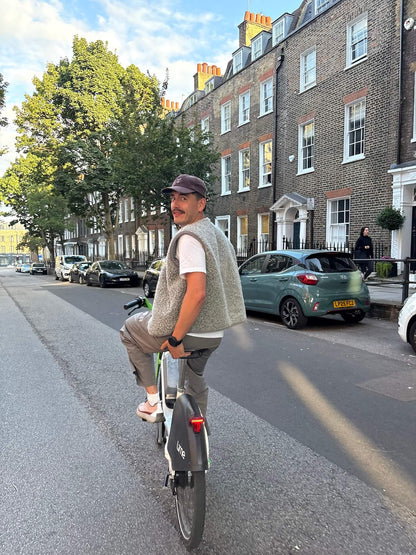 Merino Wool Stone Grey Vest Adult - Happymess