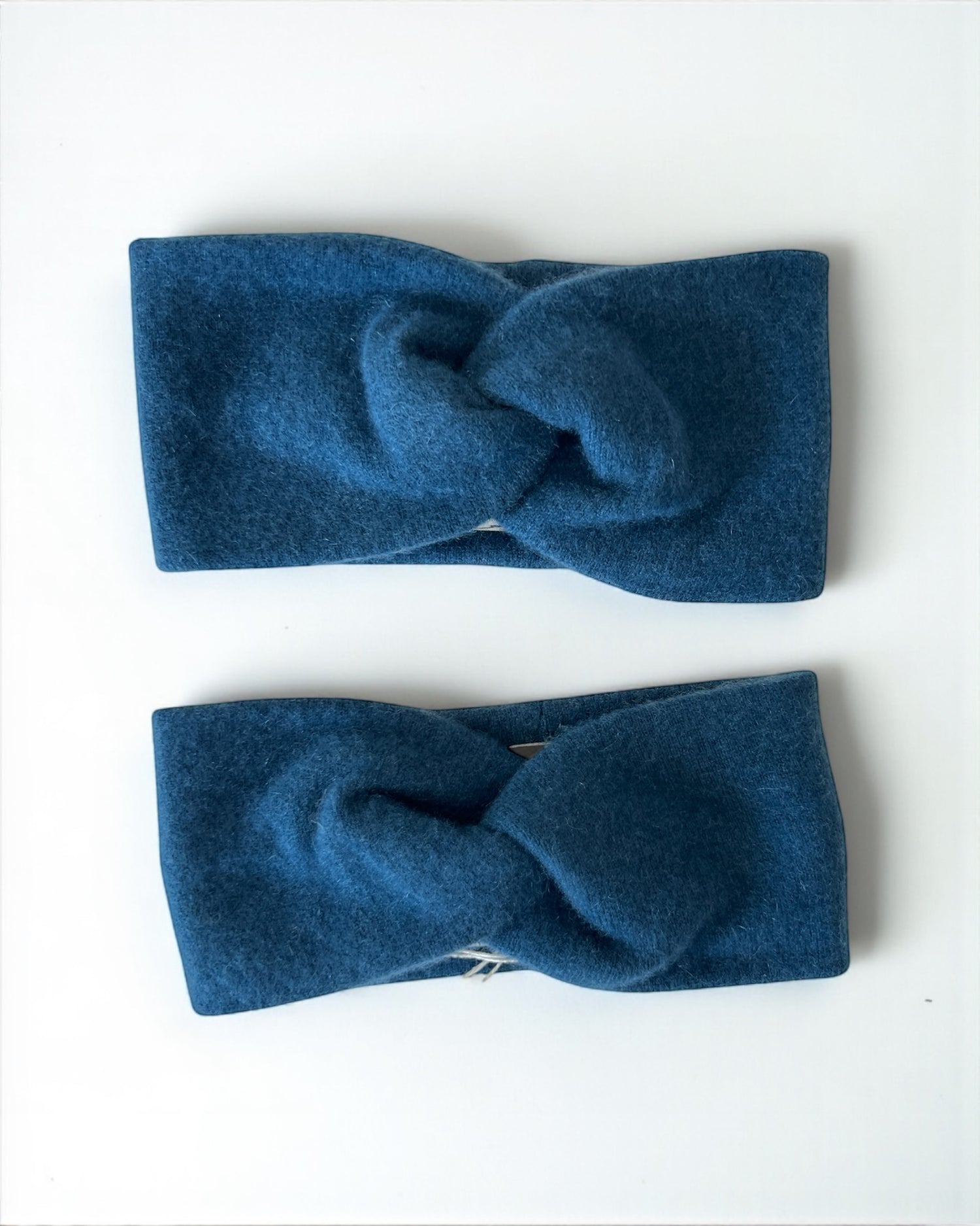 Pure Cashmere Headband - Blue