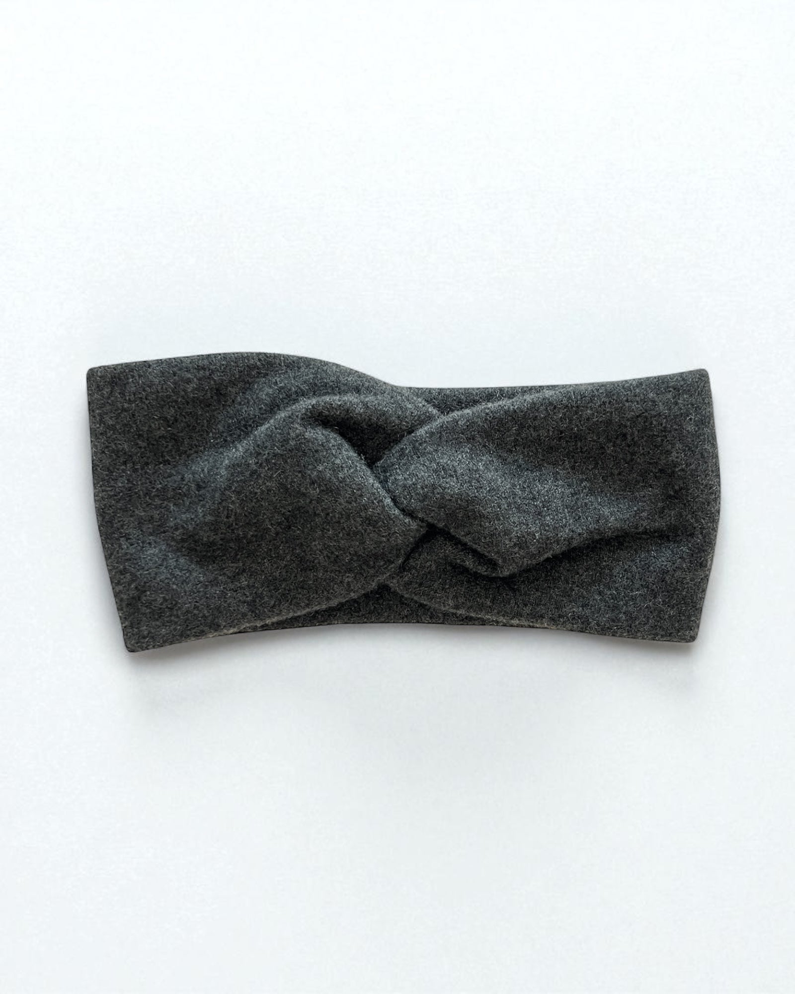 Dark gray knotted headband