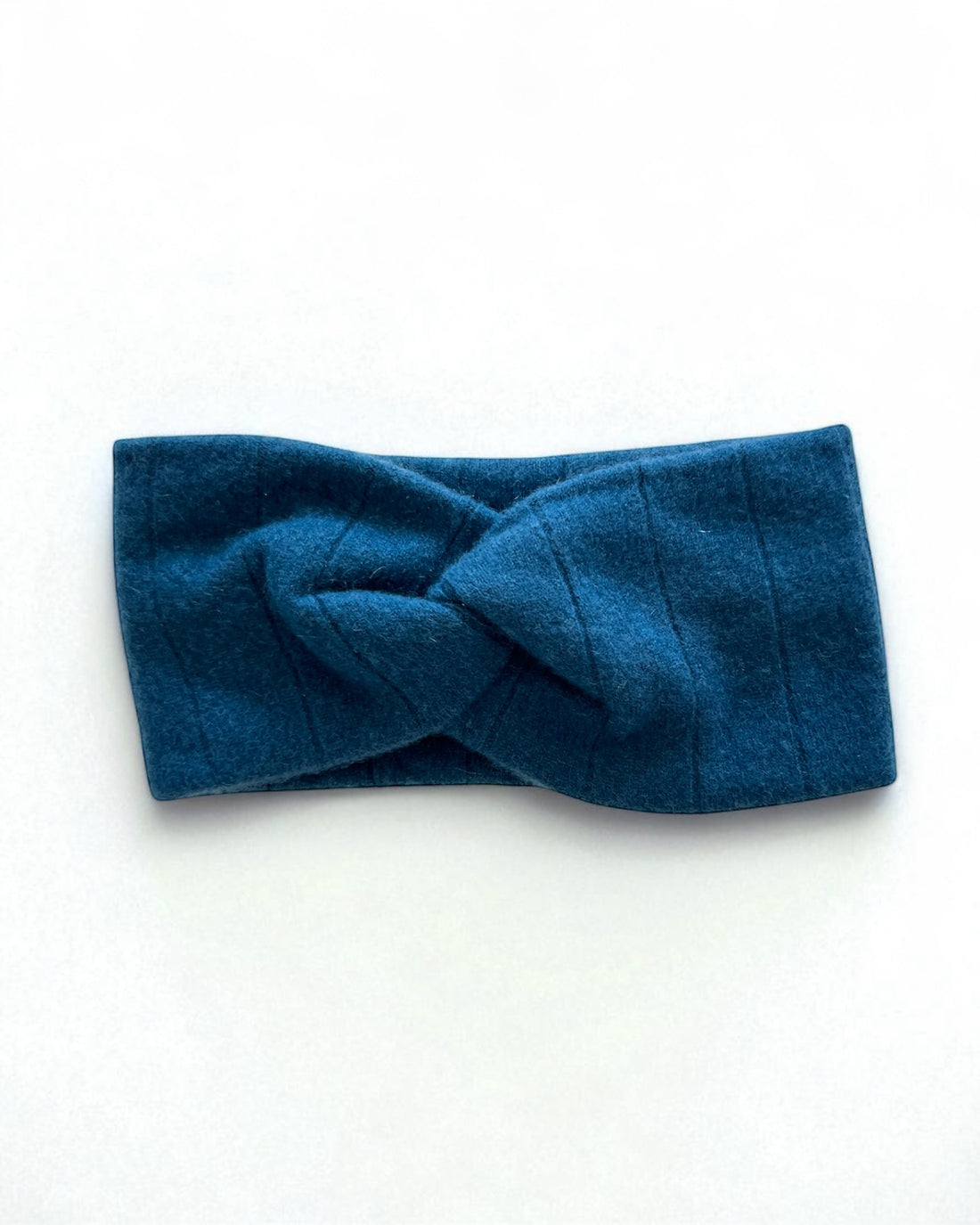 Reines Kaschmir Damen Stirnband - Blau