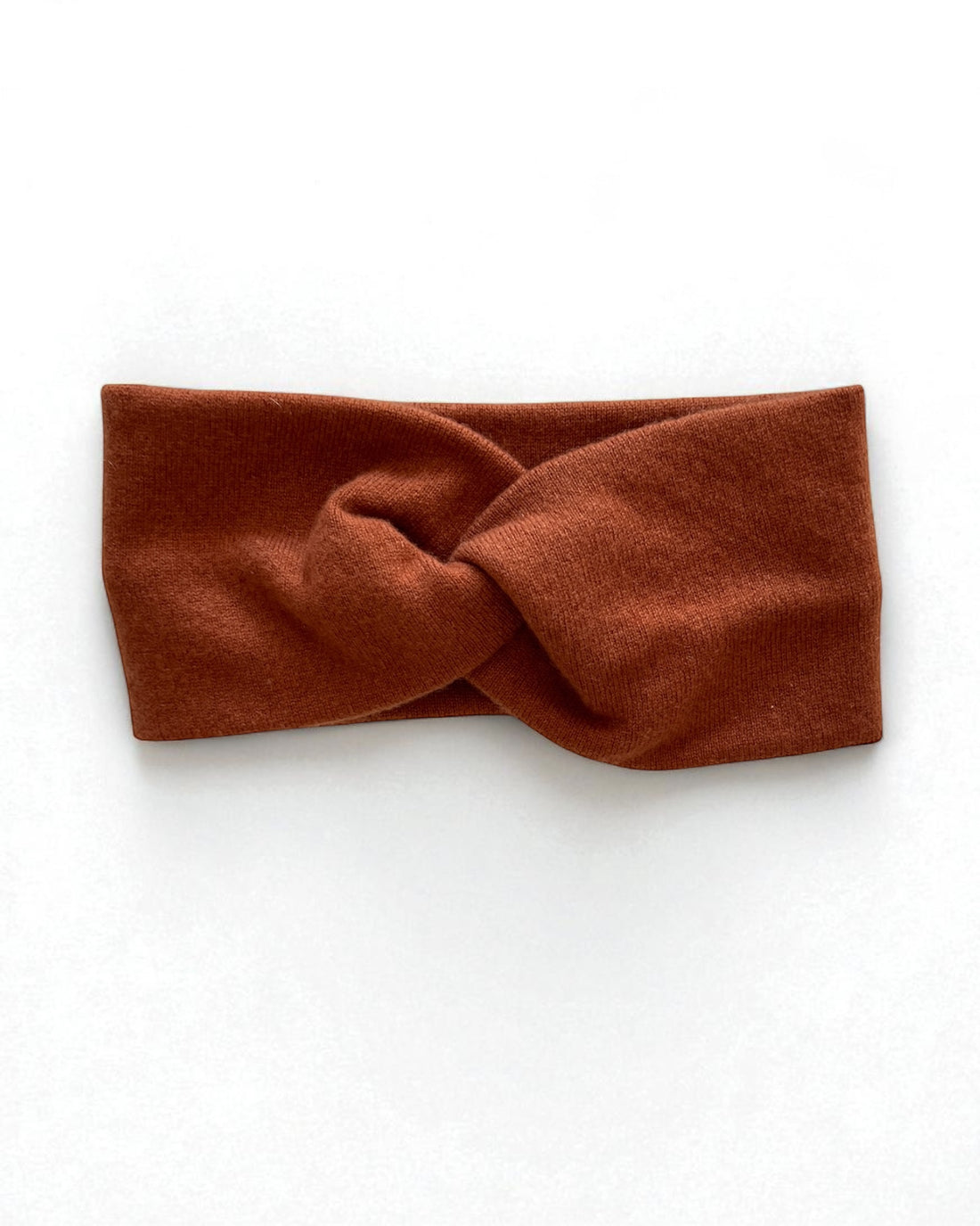 Reines Kaschmir-Stirnband für Damen - Karamell