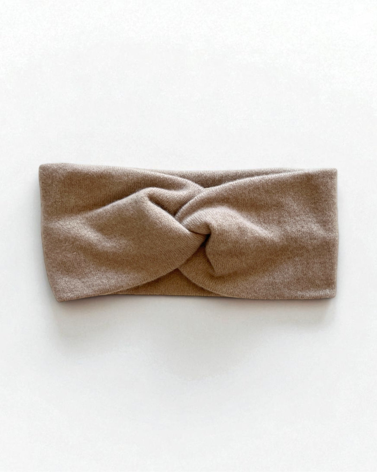 Reines Kaschmir Damen Stirnband - Taupe