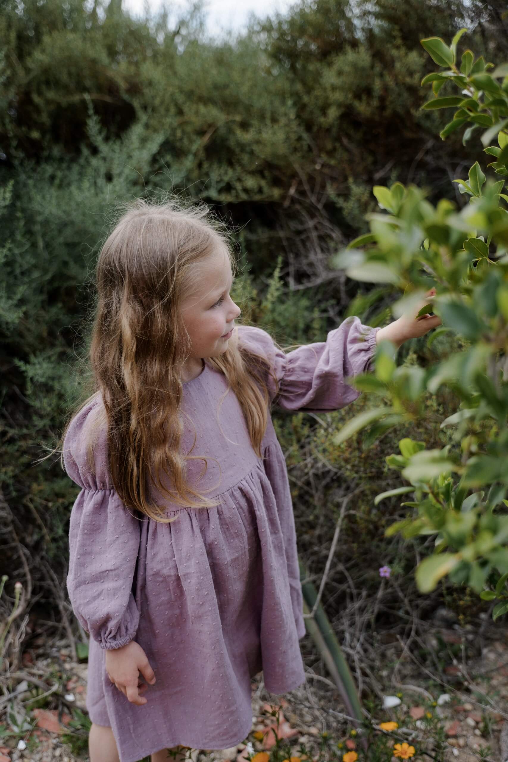 Mädchen Kleid Boble Lavendel – Roe &amp; Joe