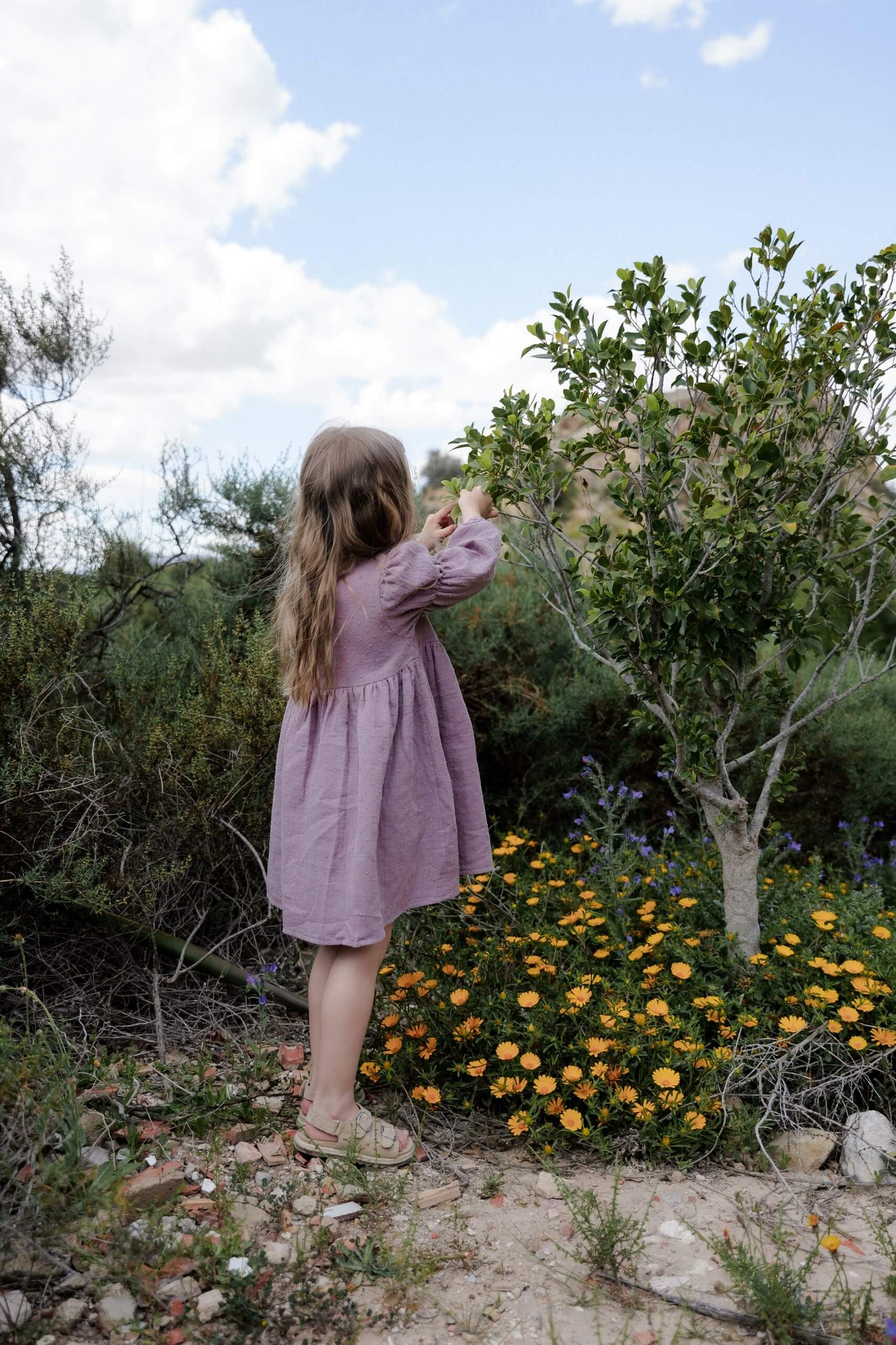 Mädchen Kleid Boble Lavendel – Roe &amp; Joe