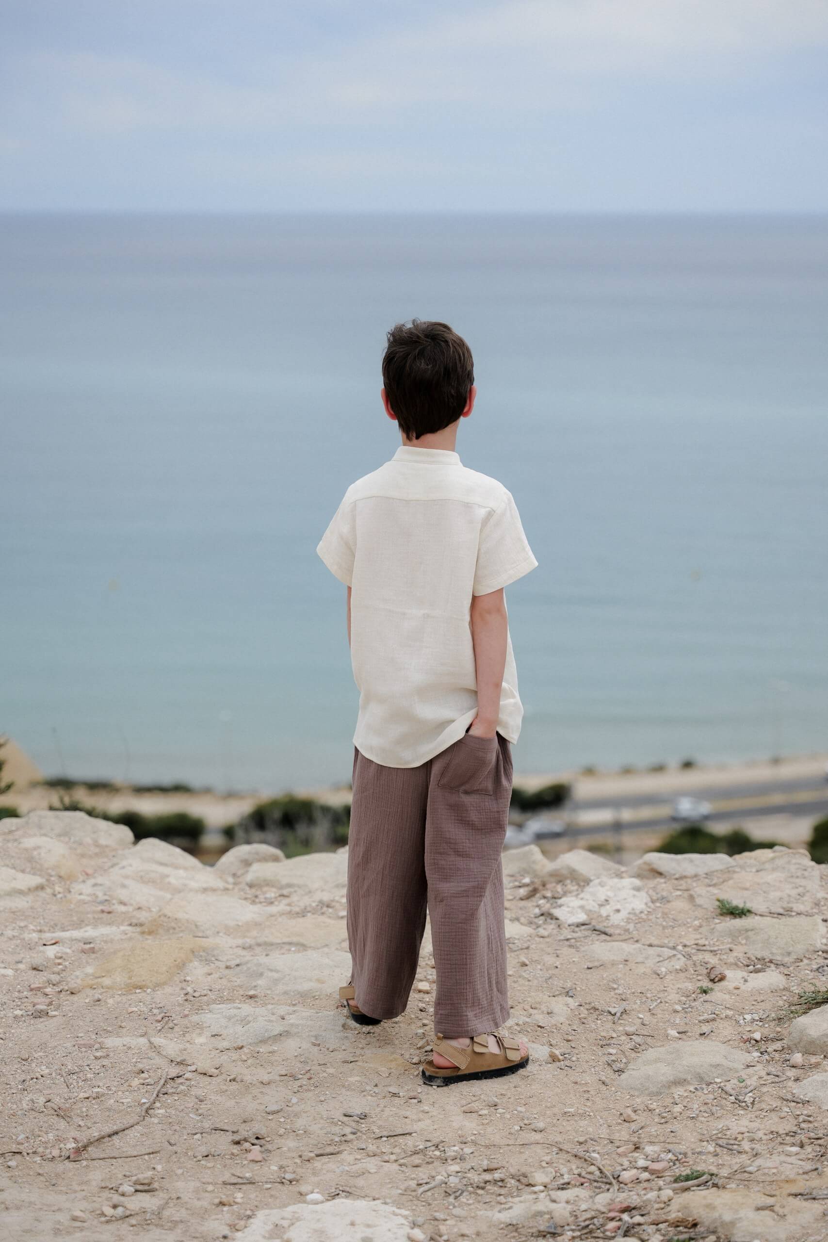 Roe &amp; Joe cotton shirt vanilla
