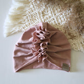 baby turban in color dusty pink