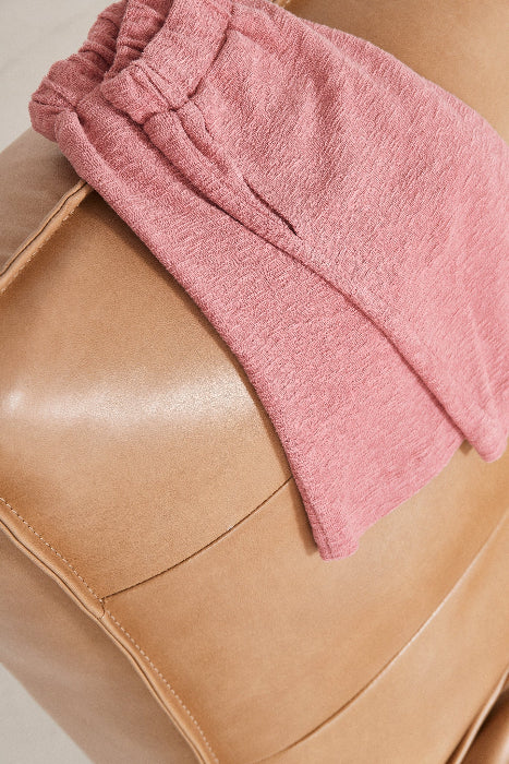 Frottee-Shorts - Rosa
