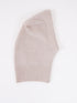 beige cashmere balaclava on a white background