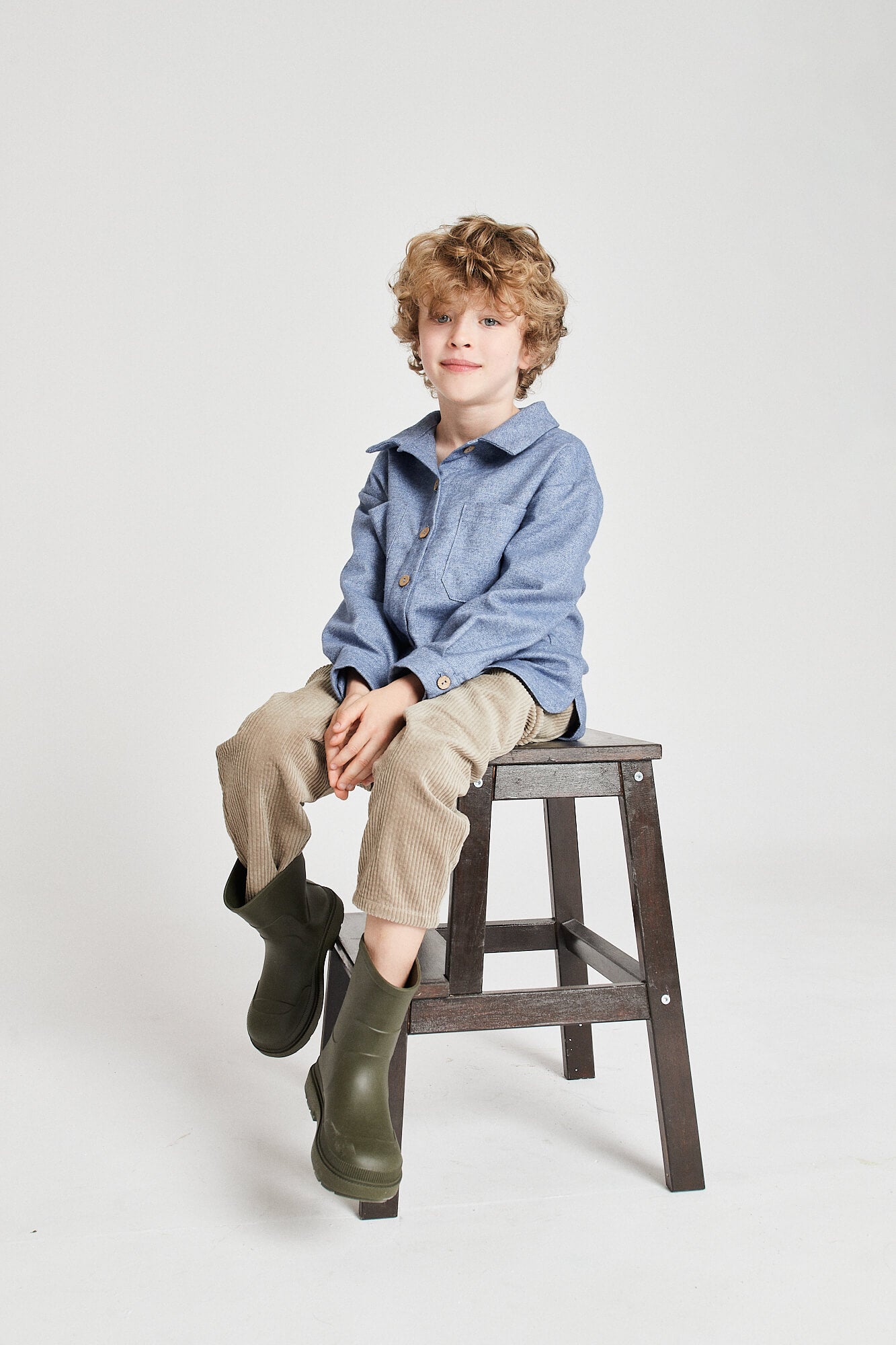 Blue shirt cotton