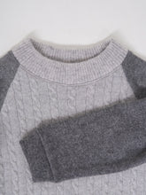 cashmere sweater made of pure cashmere in color grey