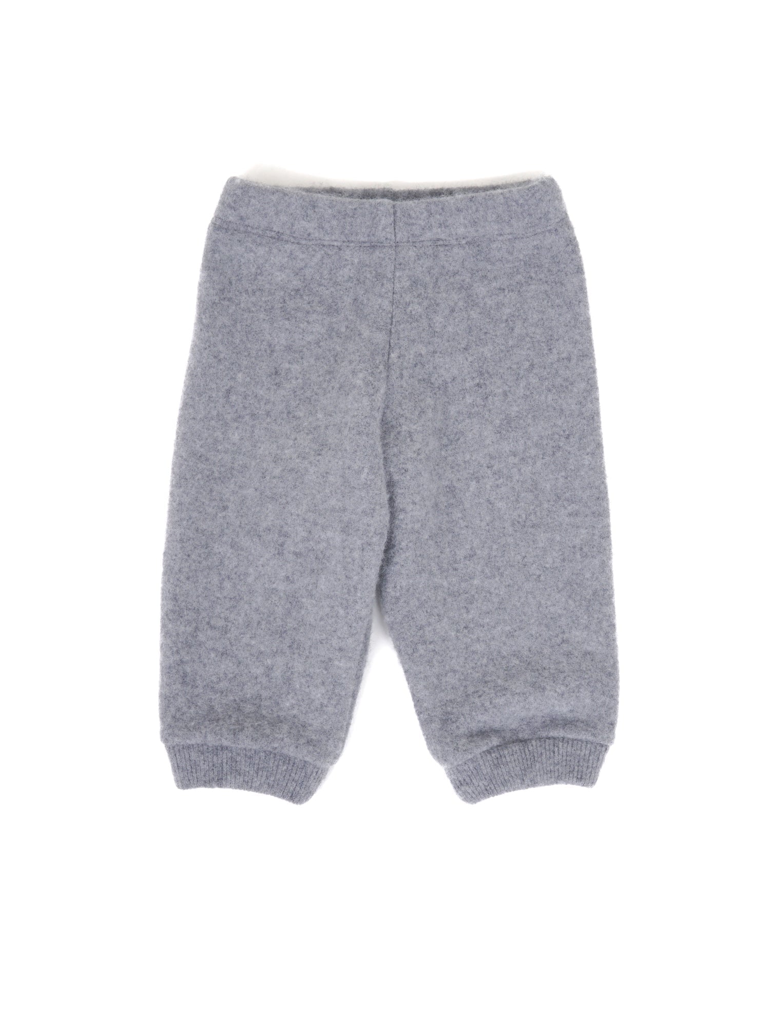 grey cashmere pants made of pure cashmere on the white background