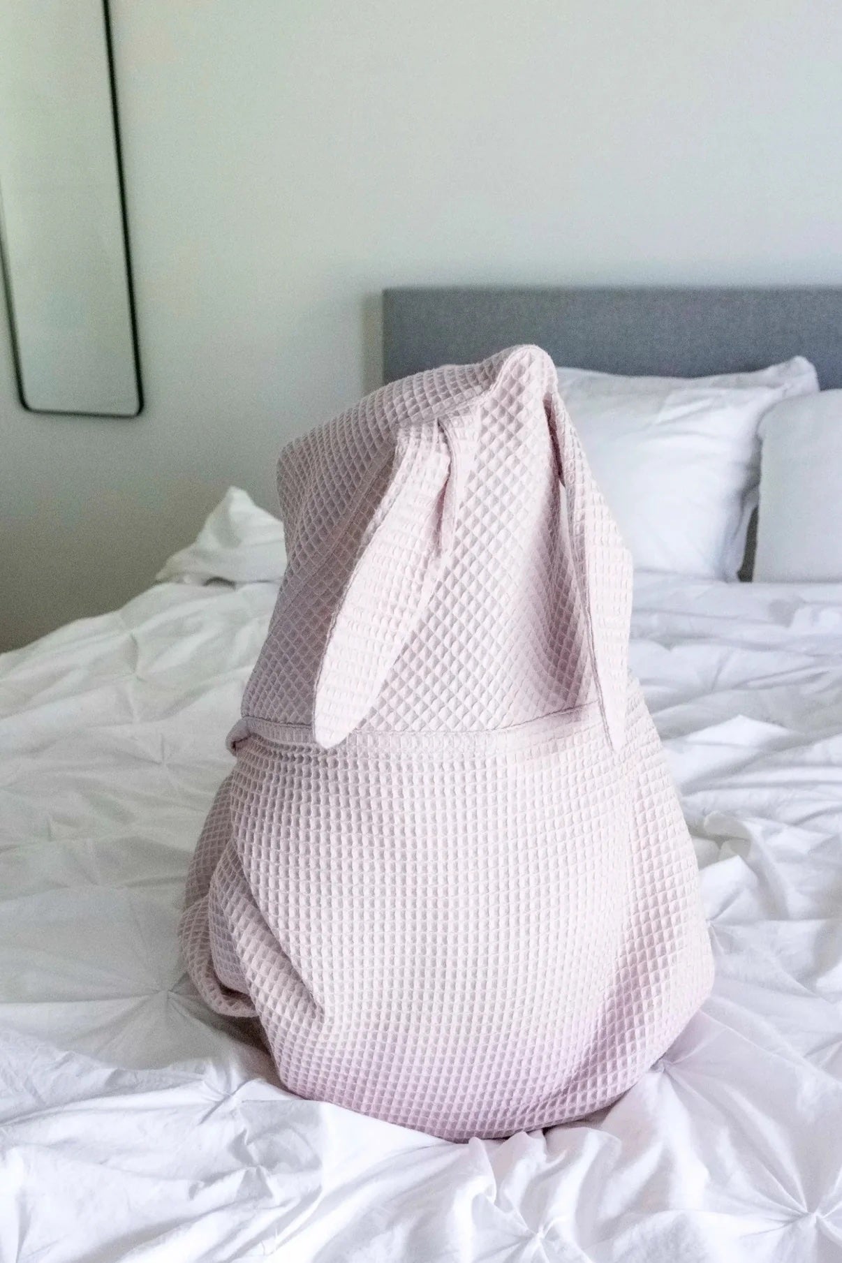 Childrens towel pink cotton