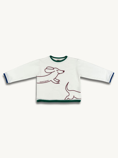Langarmshirt Dackel - Happymess