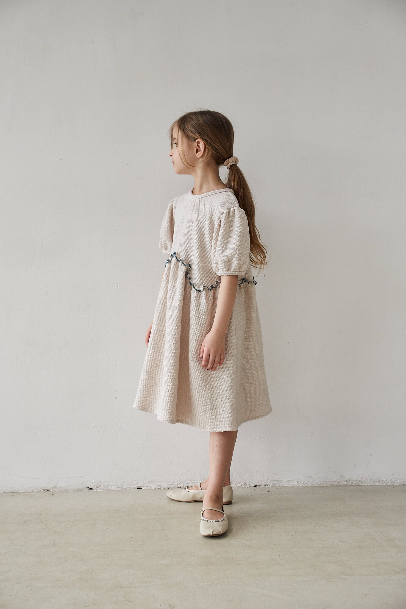 Oversized Cotton Dress Marie - Beige