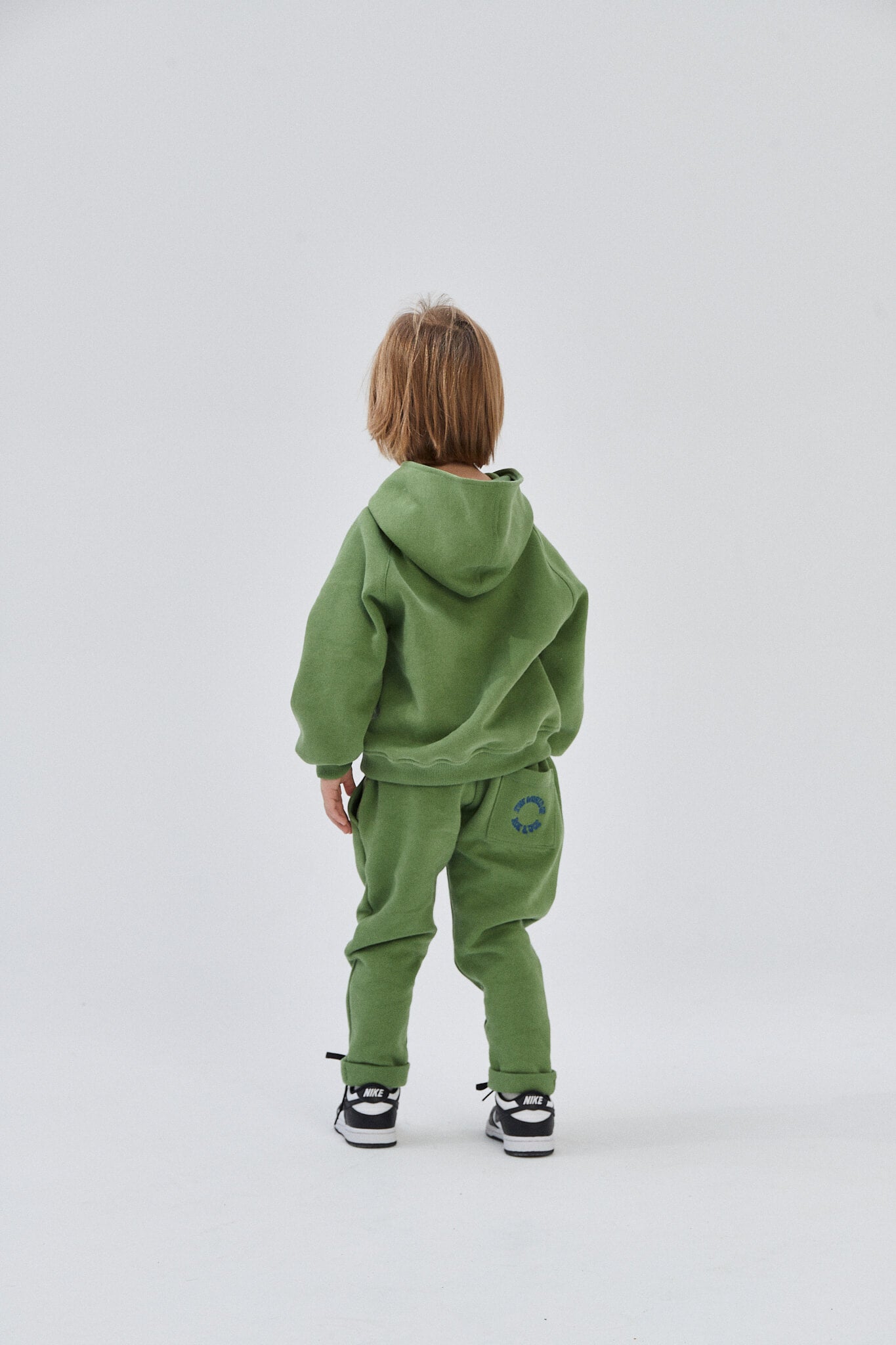 Green sweatpants cotton boy