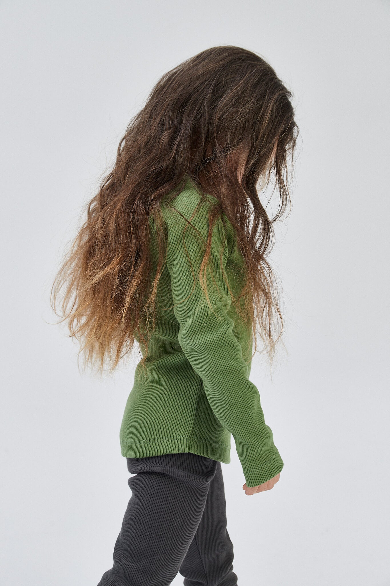 Grun longsleeve madchen baumwolle