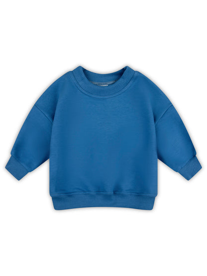 Baby and Toddler Set - Classic Sweatshirt in Midnight Blue &amp; Camel Corduroy Pants