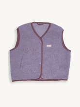 lilac cloud merino wool vest for baby and children