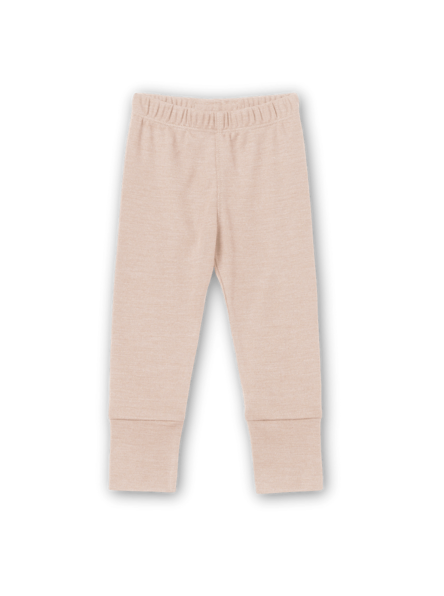 beige leggins for a baby on a transparent background