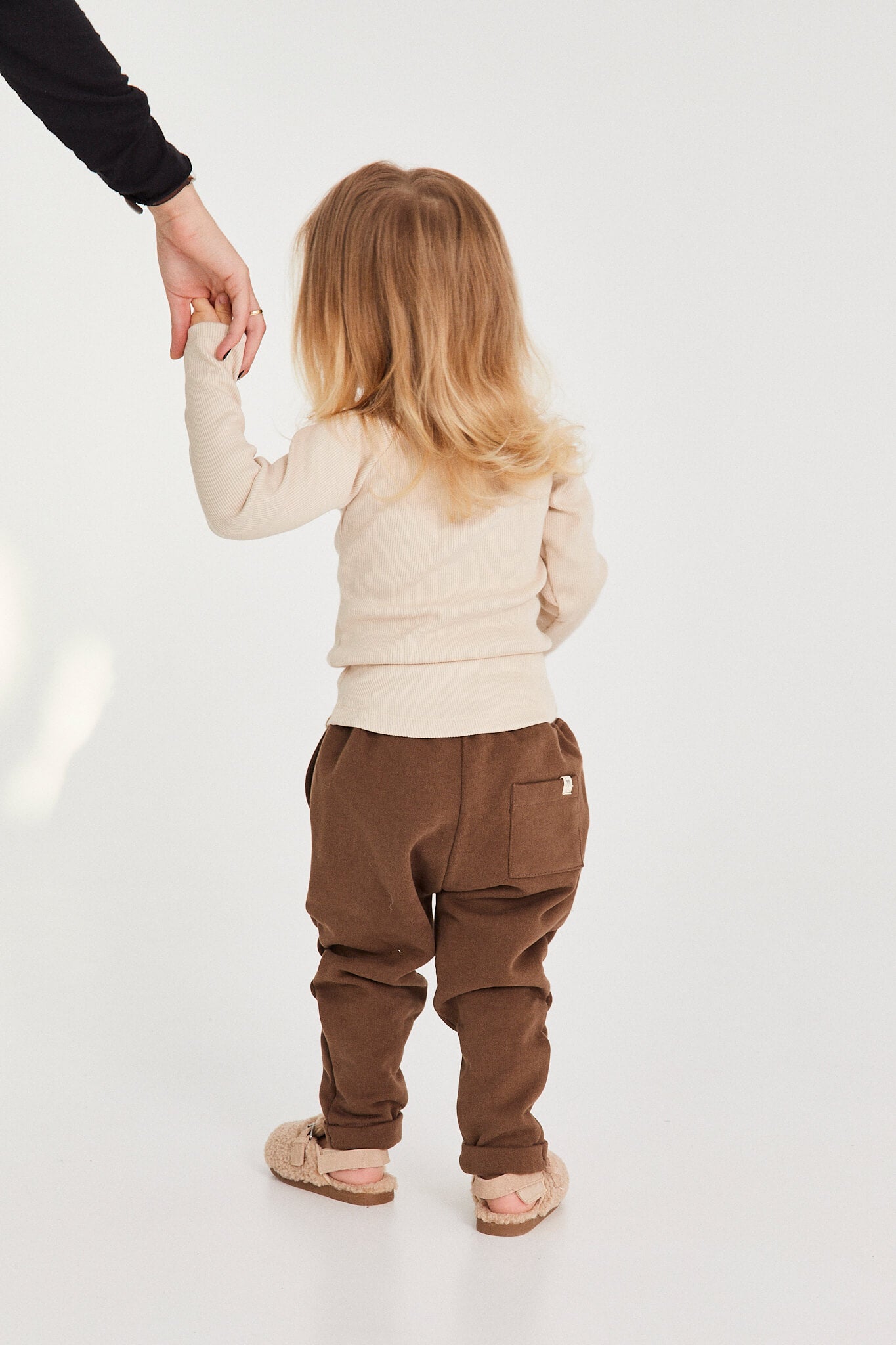 Organic Cotton Sweatpants - Brown