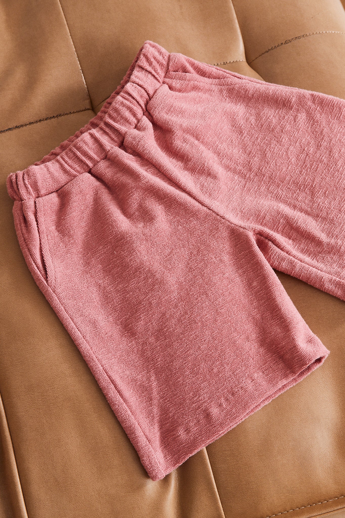 Frottee Shorts - Pink