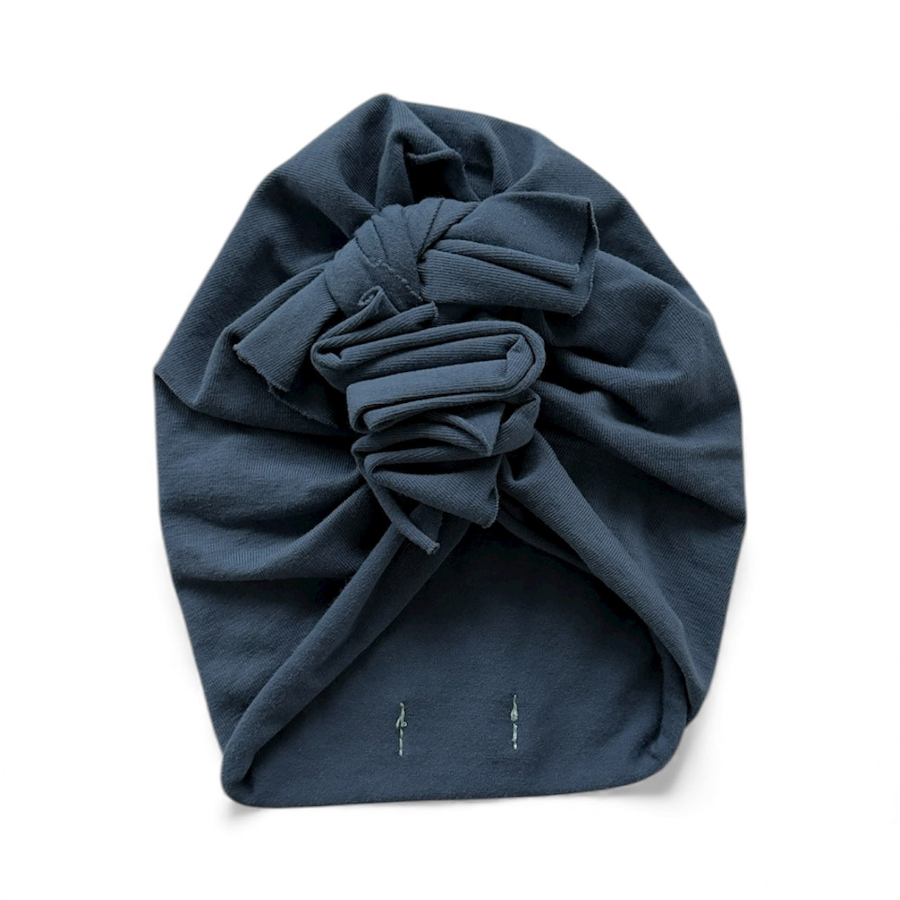 Preloved Baby-Turban, blau - Größe 0-6 Monate - Looks by LUKS (Neu mit Etikett)