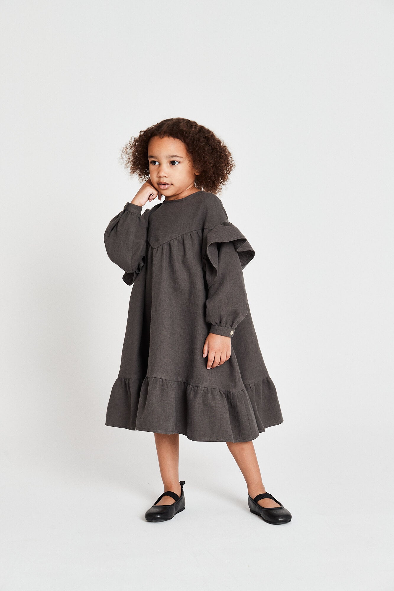 Oversized cotton dress jane grey