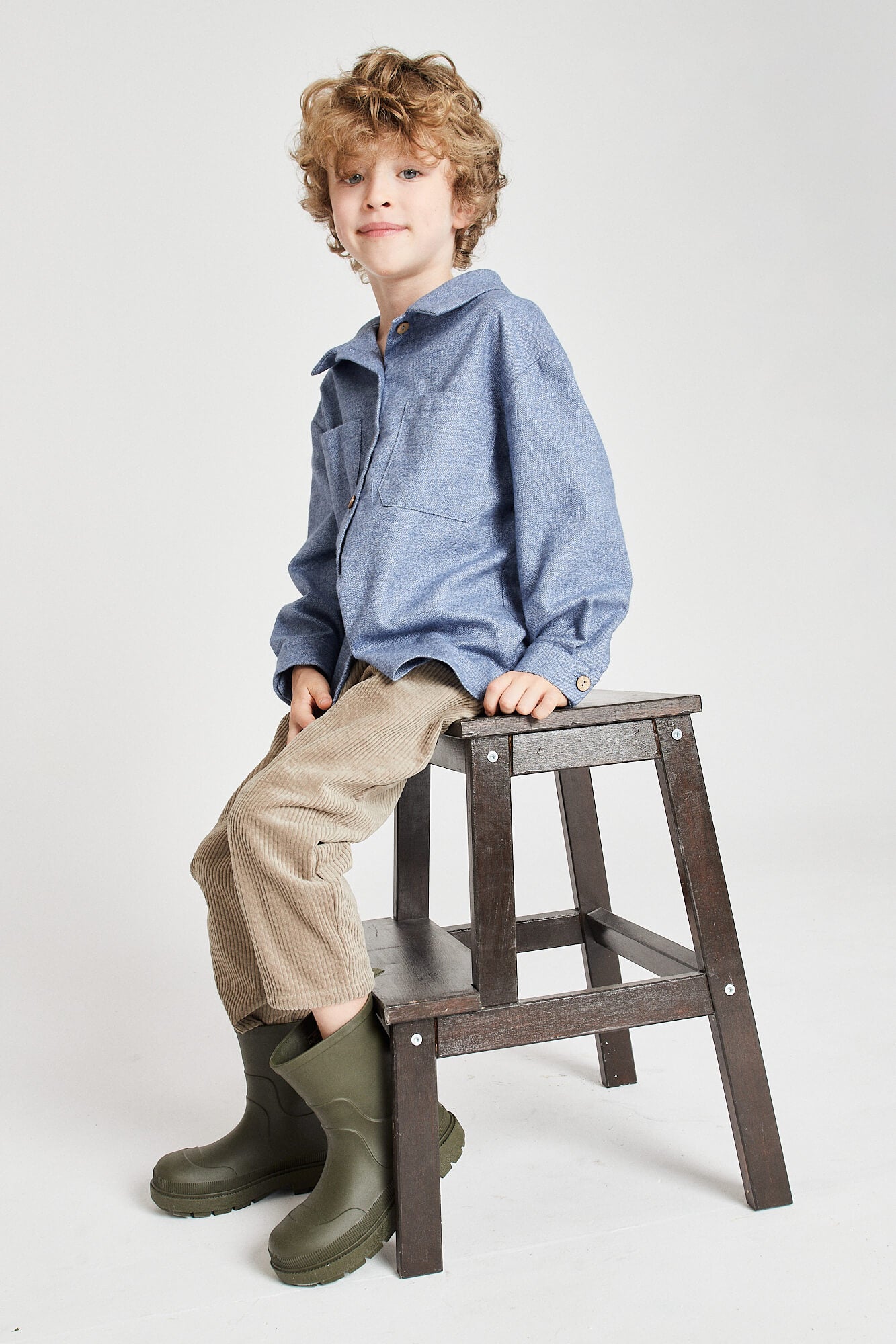 Unisex hemd denim