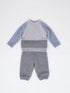 cashmere set of pants and sweater made of pure cashmere, perfect for newborn gift