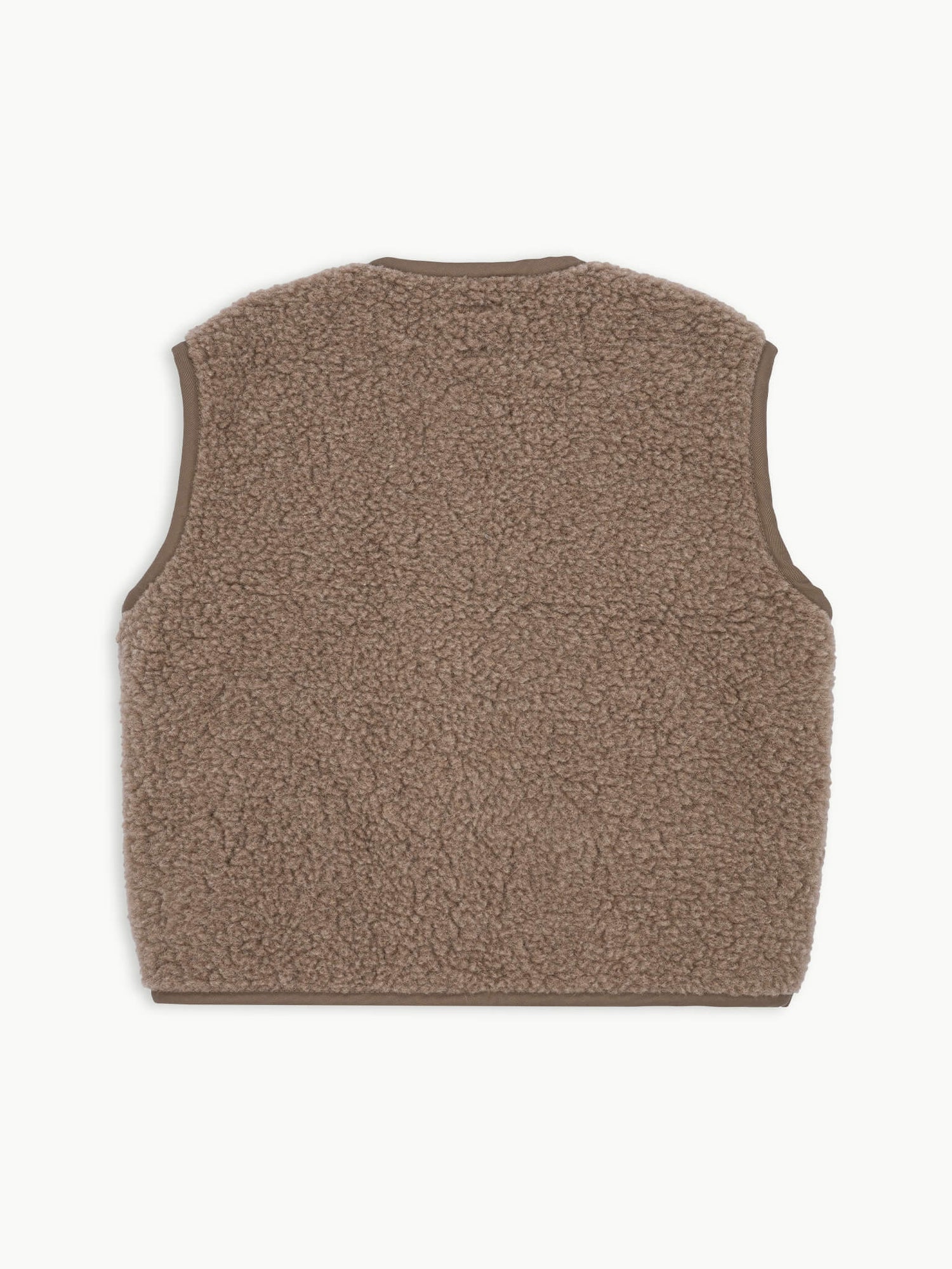 Merinowolle Weste Adult - Haselnuss - Happymess