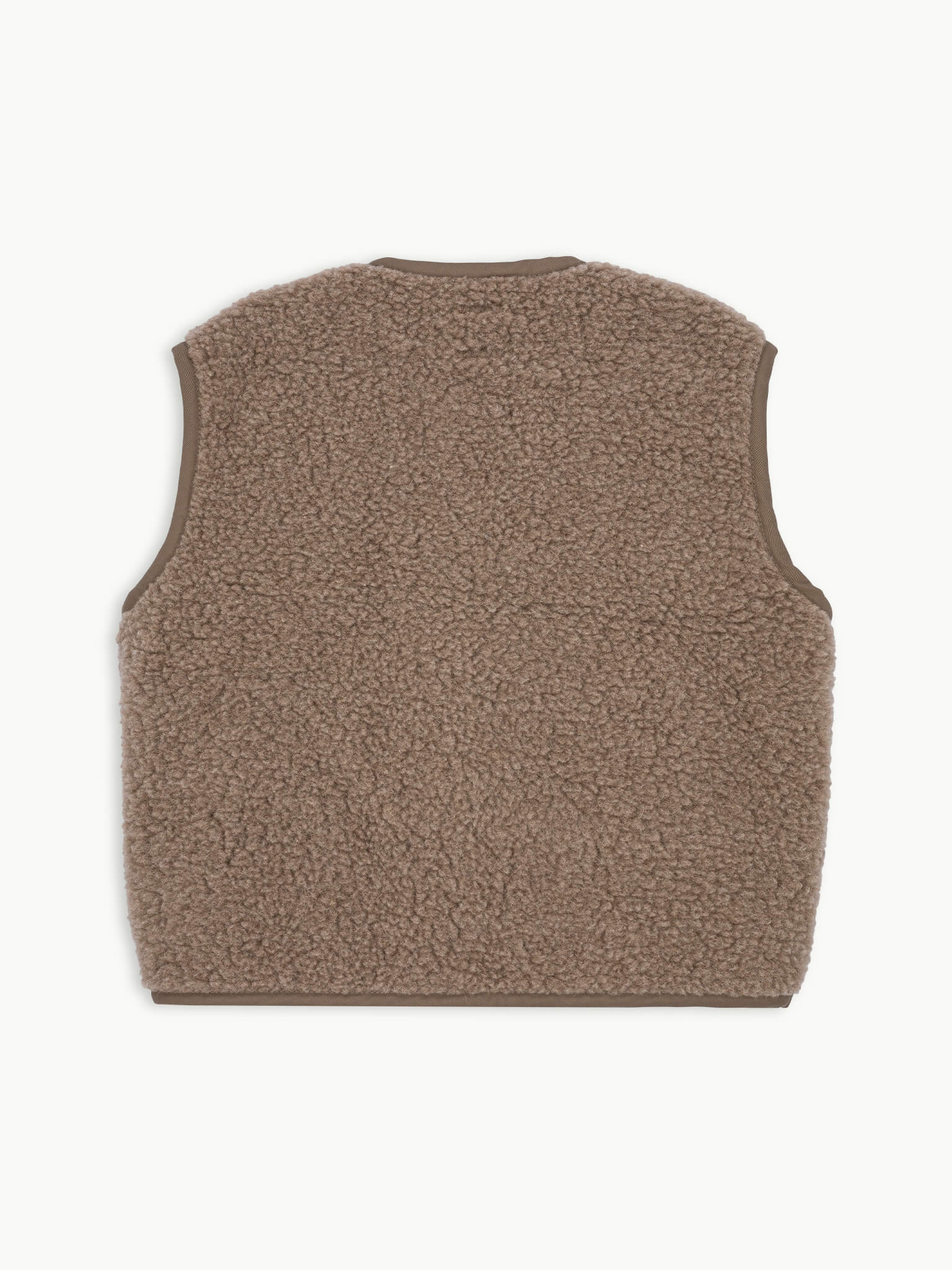 Merinowolle Weste Adult - Haselnuss - Happymess